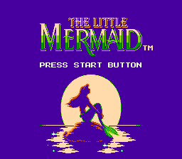 The Little Mermaid title screenshot